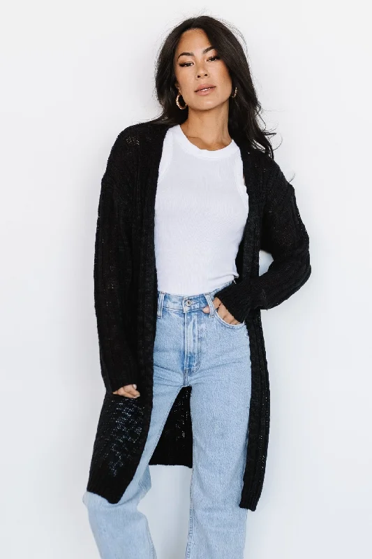 Devman Knit Cardigan | Black