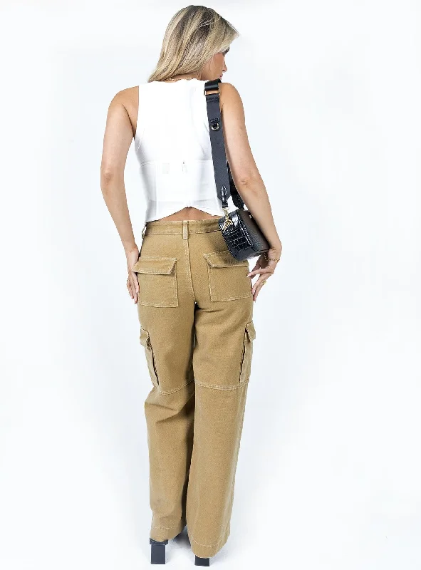 Dust Dancing Cargo Pant Camel