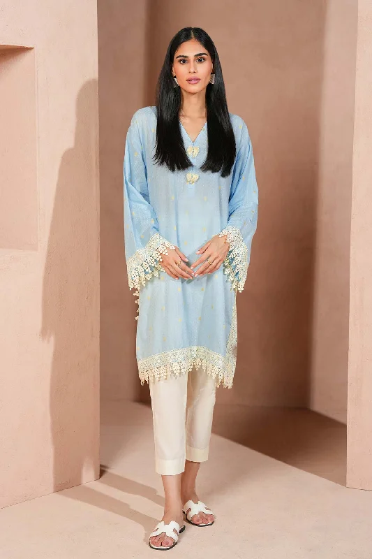 Dyed Chikan Kari Kurti