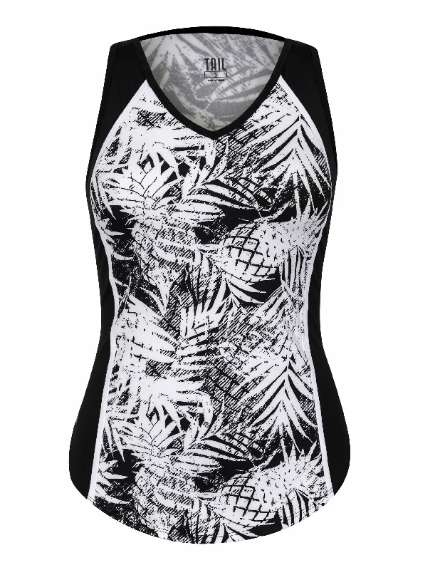 Elenora Tank - Tropical Print Dark - FINAL SALE