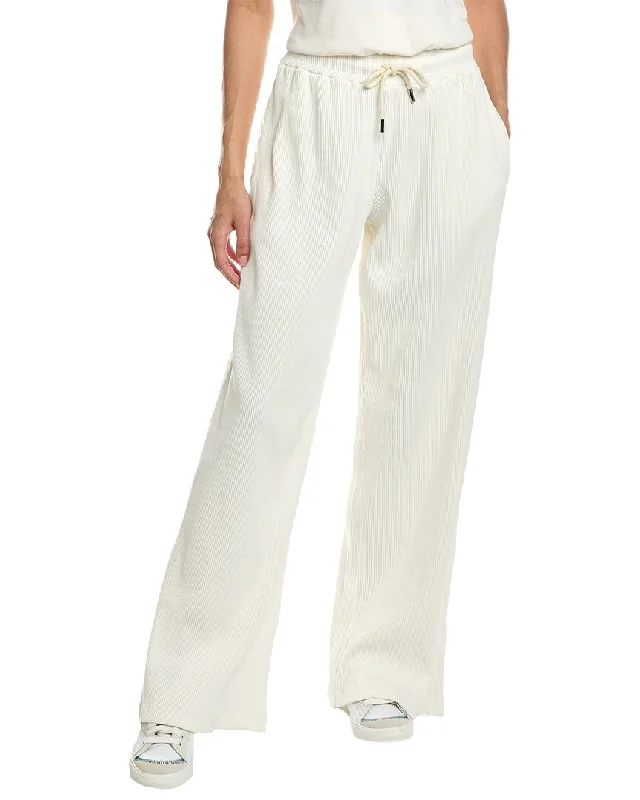 Eleven Paris Ribbed Wide Leg Pant