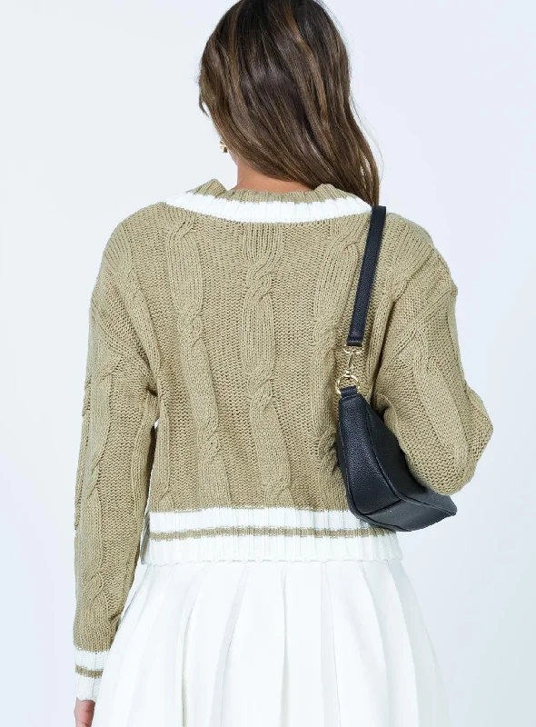 Eliza Sweater Green