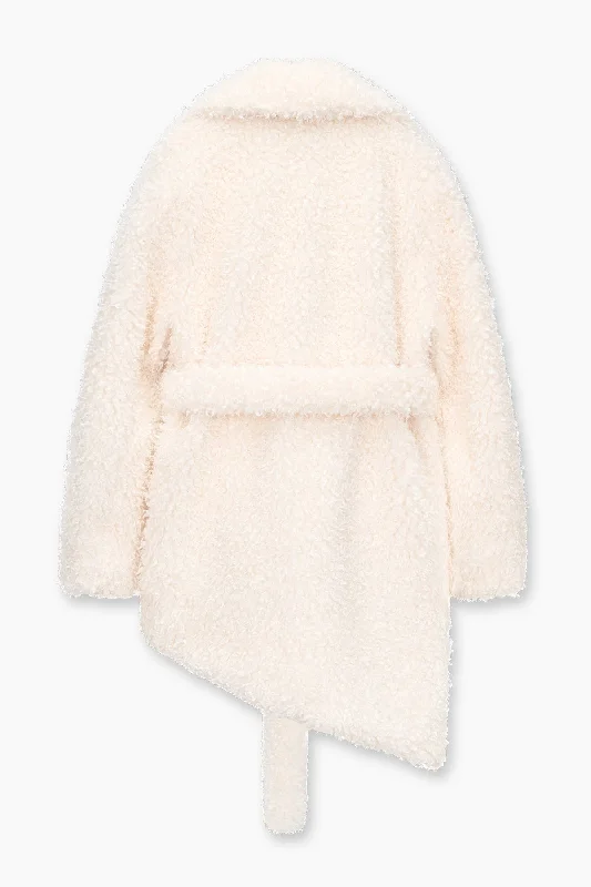 ELOISE PLUSH JACKET | WHITE