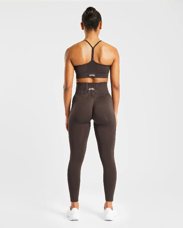 Empower Seamless Leggings - Cocoa Brown