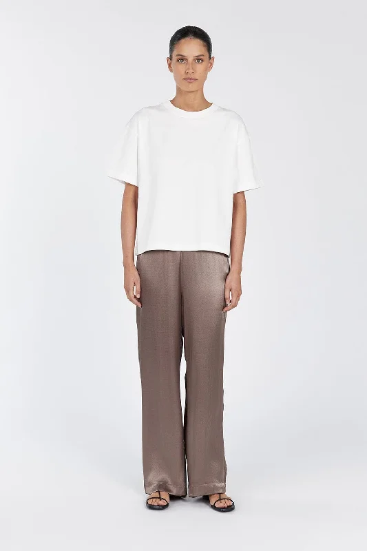 EVE LATTE SATIN PANT