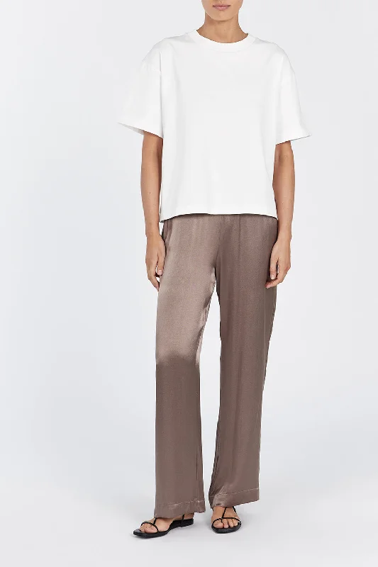 EVE LATTE SATIN PANT