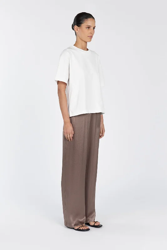 EVE LATTE SATIN PANT