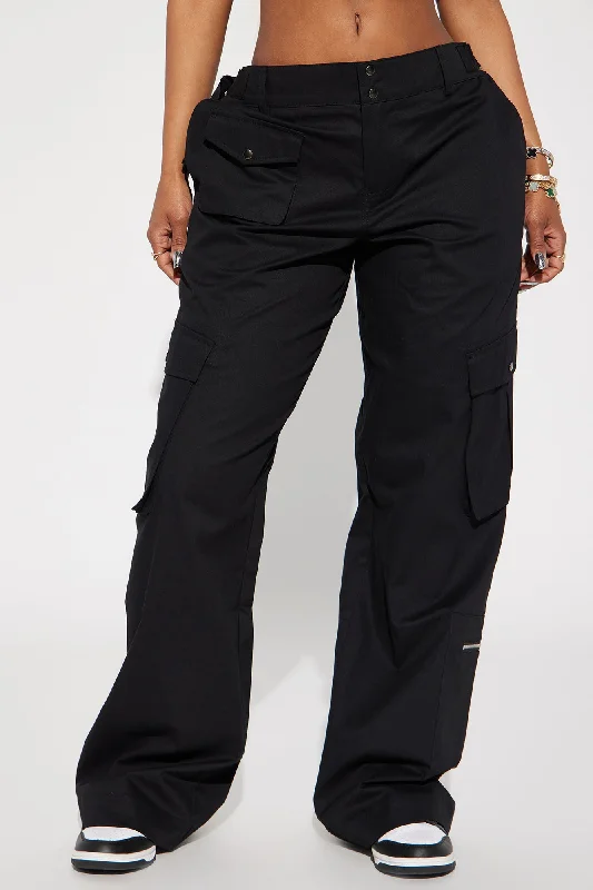 Flying High Cargo Pant - Black