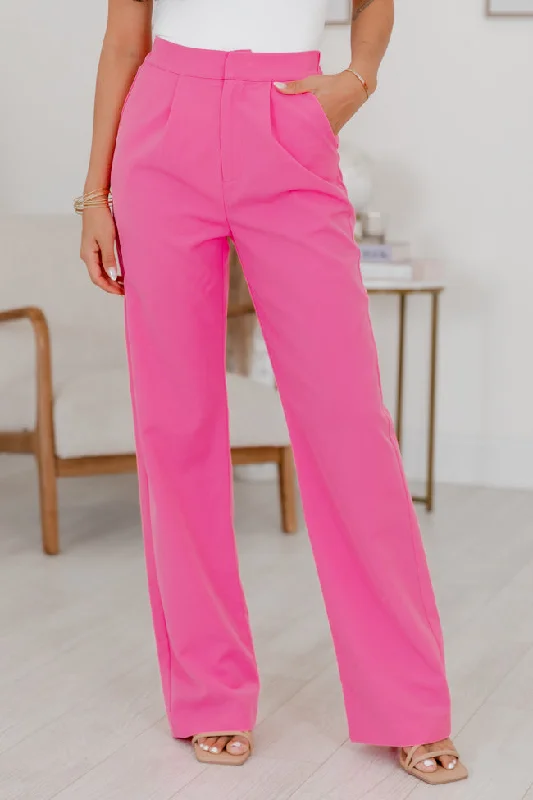 Girl Boss Hot Pink Pants