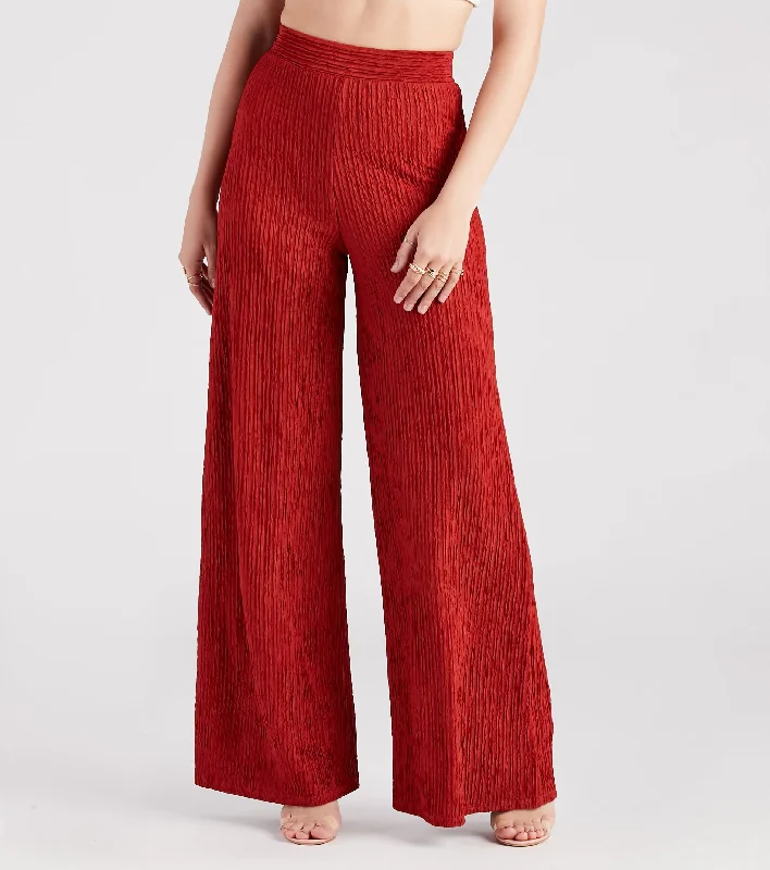 Go With The Flow High-Rise Wide-Leg Pants