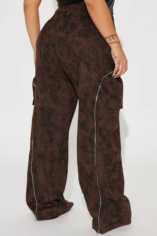 Had You Fooled Mineral Wash Pant - Brown