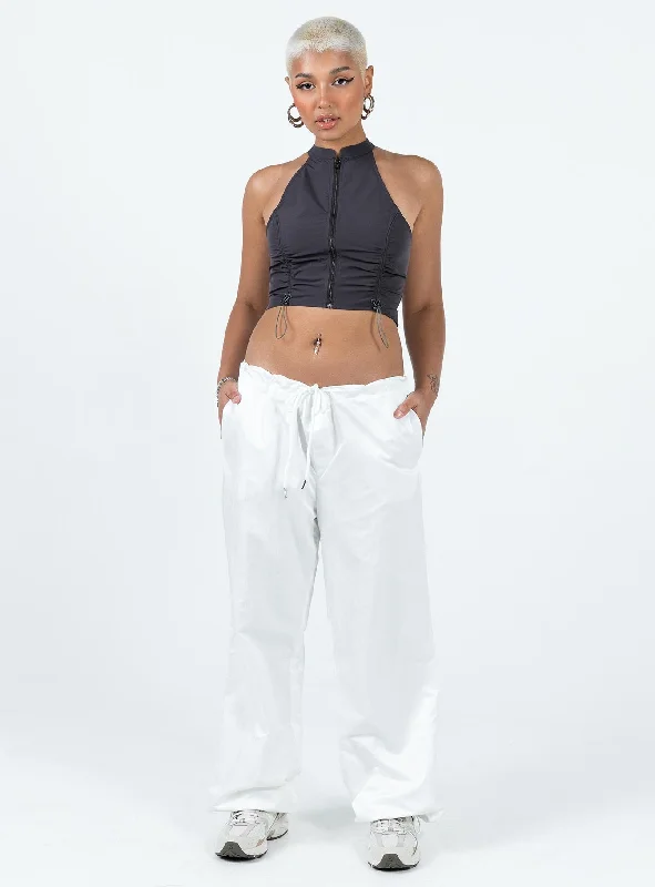 Harran Parachute Pants White