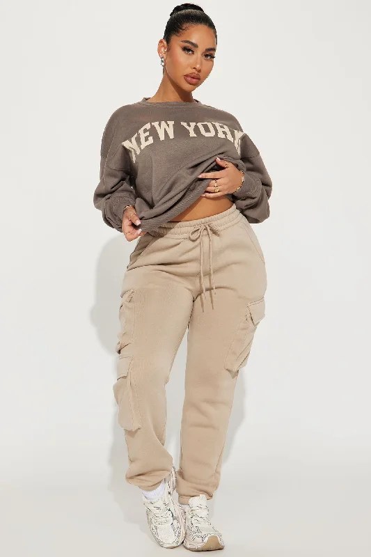 Hazel Cargo Lounge Jogger - Khaki