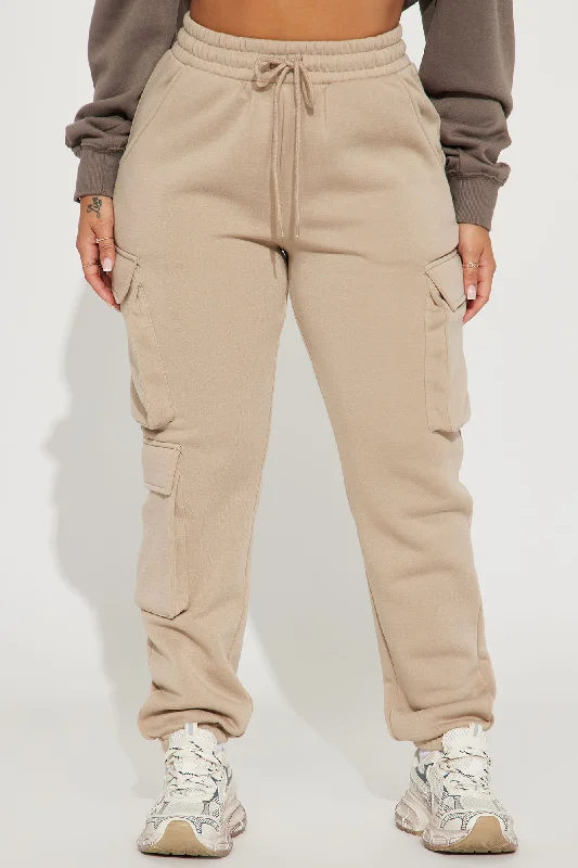 Hazel Cargo Lounge Jogger - Khaki