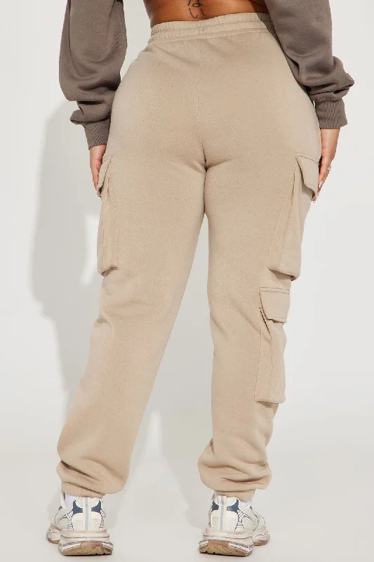 Hazel Cargo Lounge Jogger - Khaki