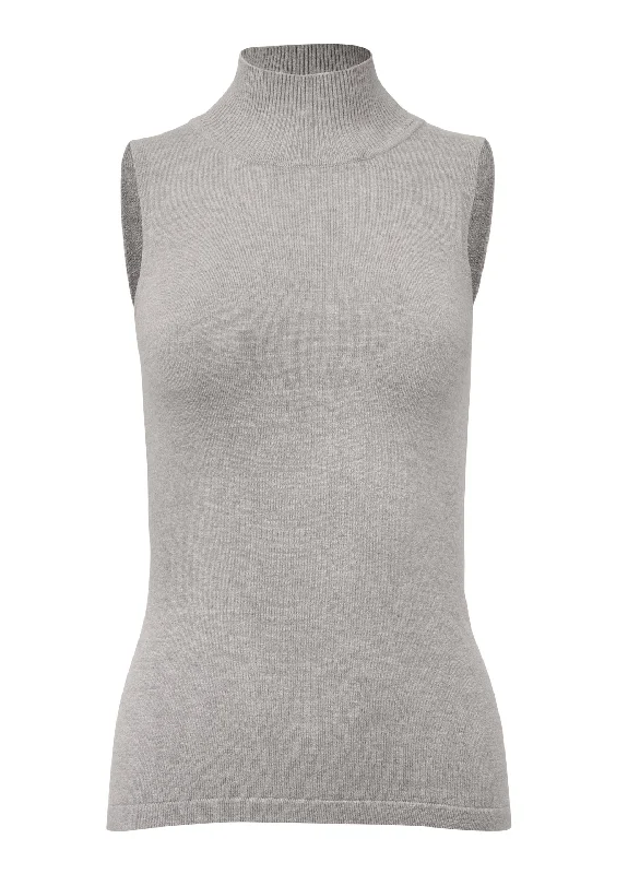 Turtleneck Sweater - Heather Grey