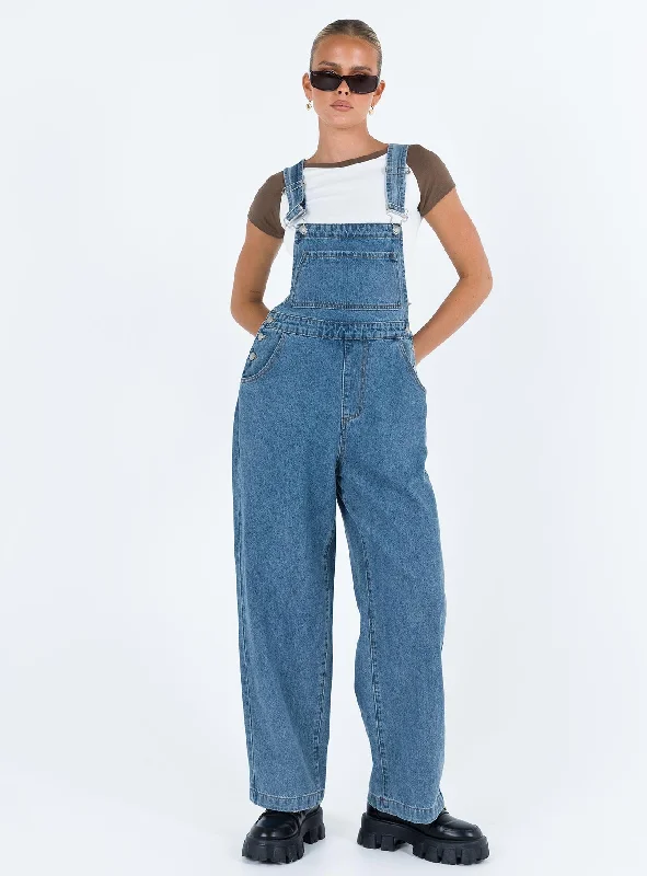 Kacey Long Overalls Denim