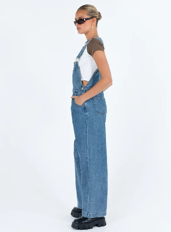 Kacey Long Overalls Denim