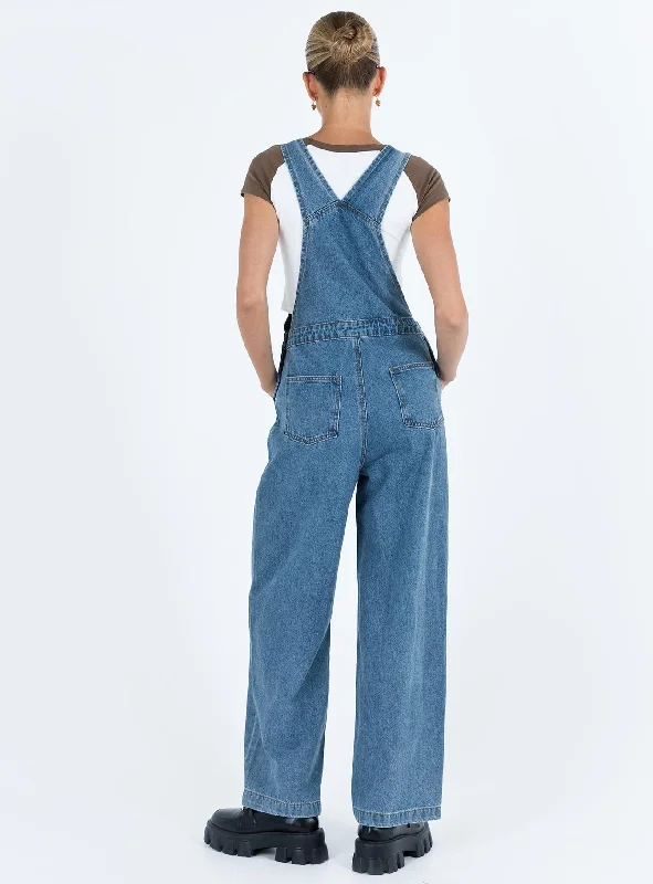 Kacey Long Overalls Denim