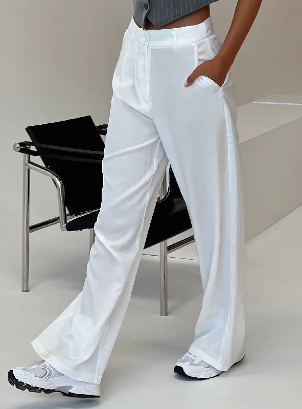 Kacey Pants White