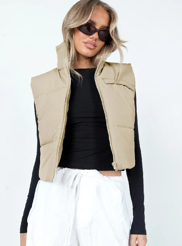 Kirby Puffer Vest Cream