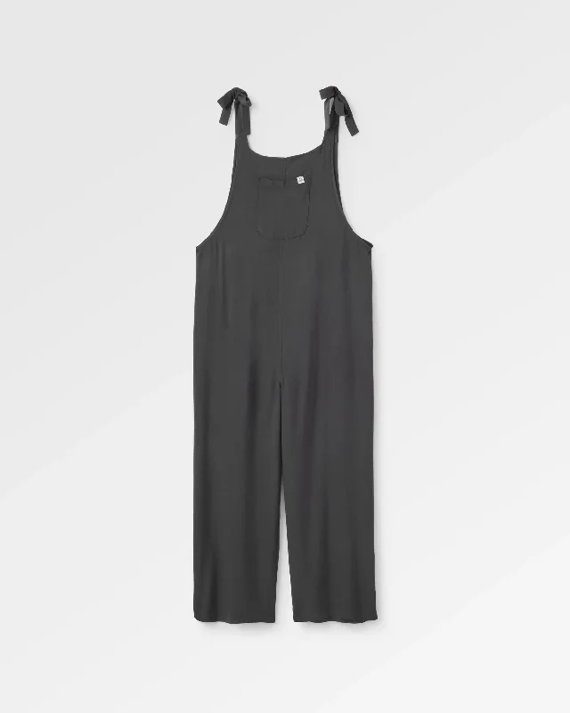 Lazy Day Overalls - Faded Black