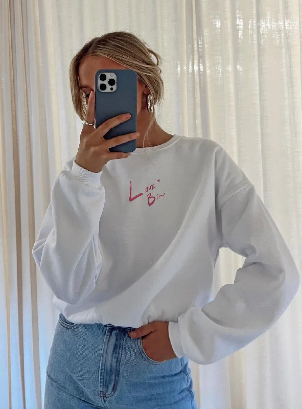 Love Bites Sweatshirt White