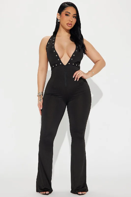 Loyal To You Forever Jumpsuit - Black