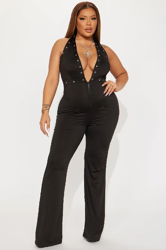 Loyal To You Forever Jumpsuit - Black