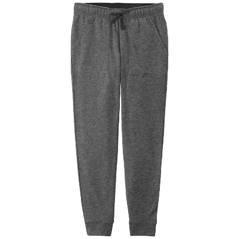 Sport-Tek Women's Dark Grey Heather PosiCharge Tri-Blend Wicking Fleece Jogger