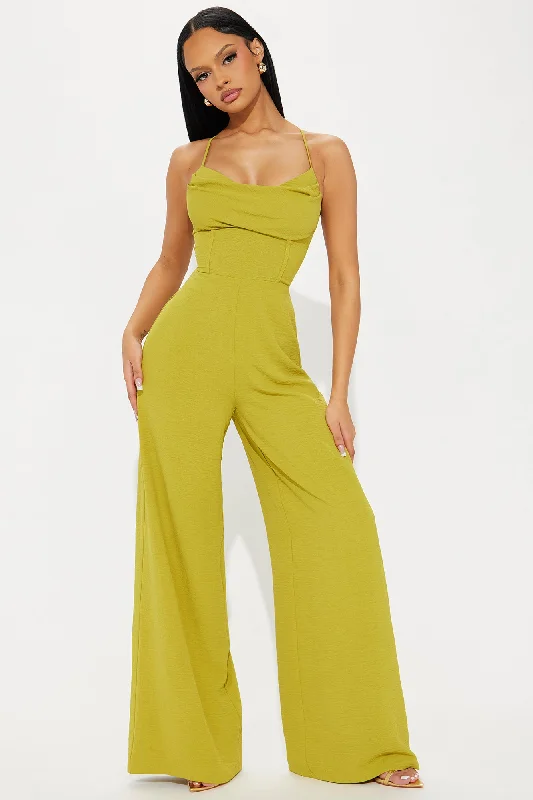 Malani Jumpsuit - Chartreuse