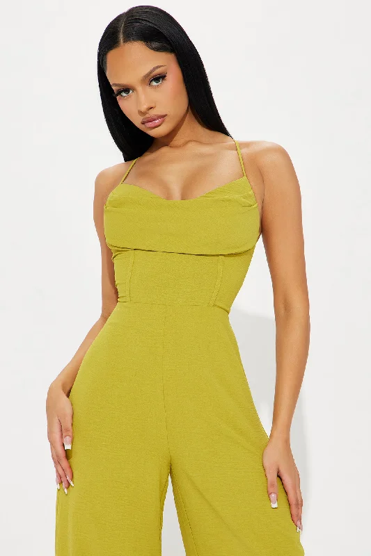 Malani Jumpsuit - Chartreuse