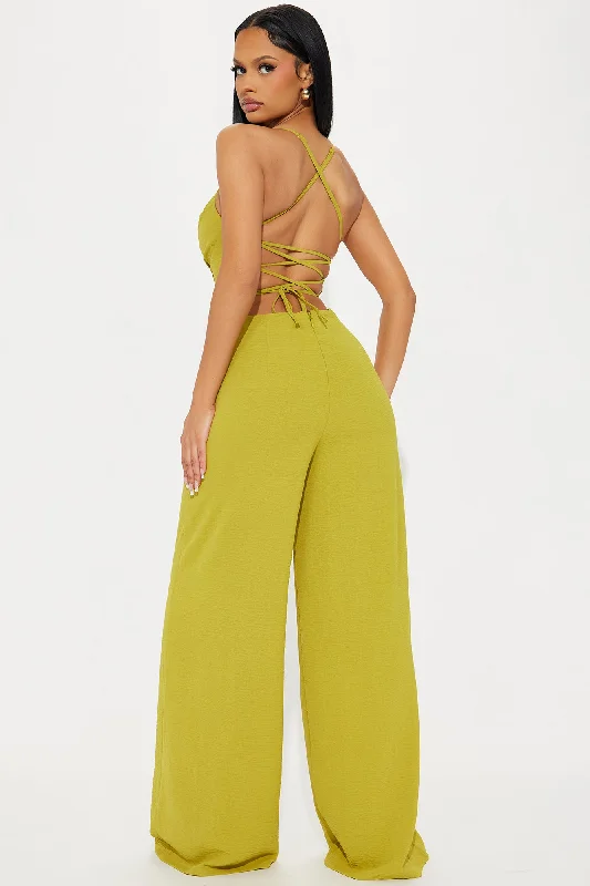 Malani Jumpsuit - Chartreuse