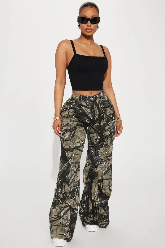 Most Necessary Hunter Camo Cargo Pant - Black/combo