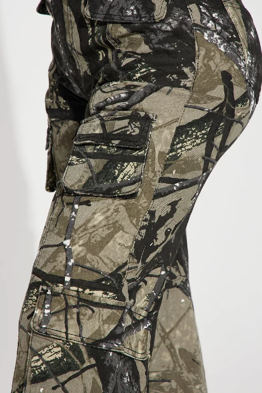 Most Necessary Hunter Camo Cargo Pant - Black/combo