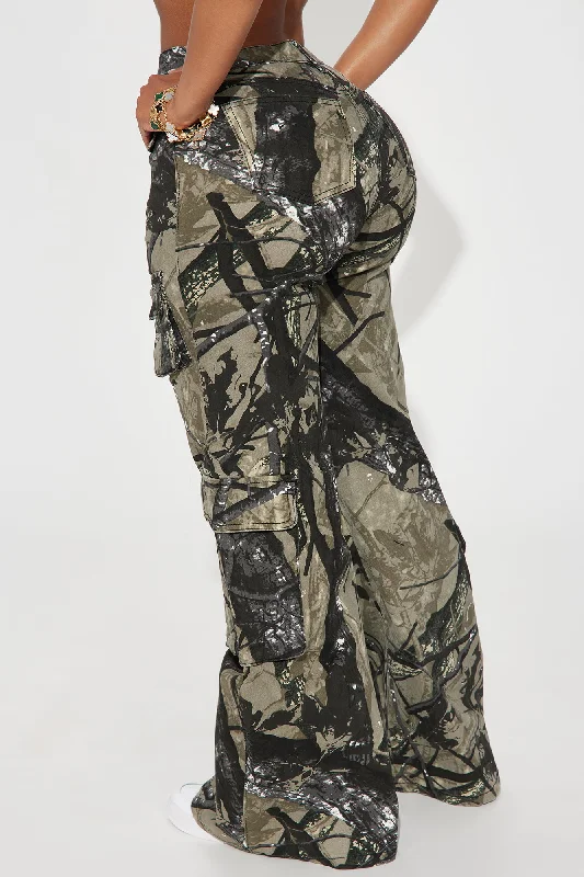 Most Necessary Hunter Camo Cargo Pant - Black/combo