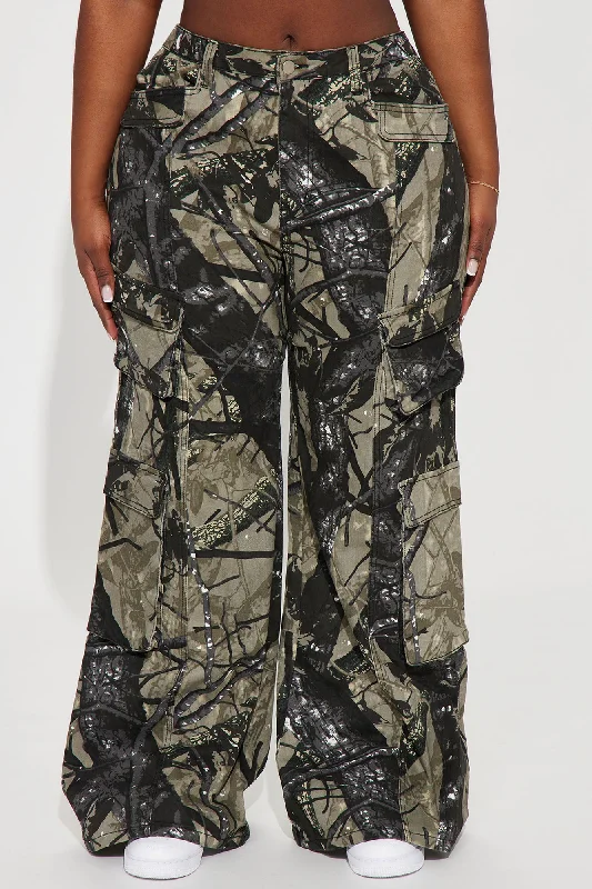 Most Necessary Hunter Camo Cargo Pant - Black/combo