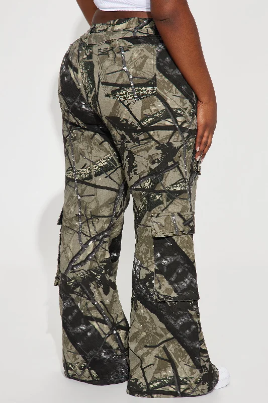 Most Necessary Hunter Camo Cargo Pant - Black/combo