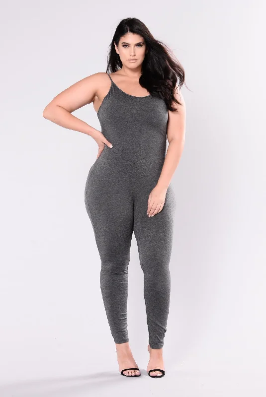 Nova Season Jumpsuit - Charcoal