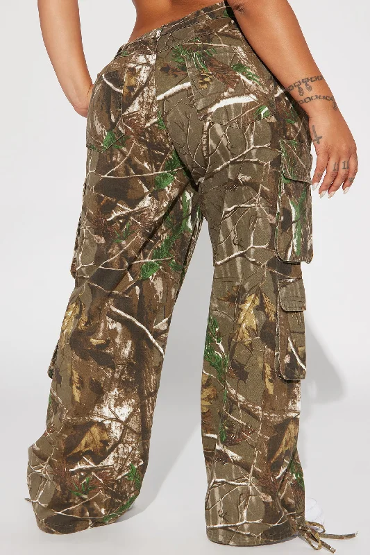 On The Hunt Camo Cargo Pant - Green/combo