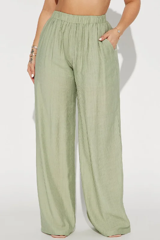 On Tropic Time Wide Leg Pant - Sage