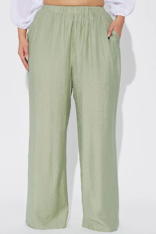 On Tropic Time Wide Leg Pant - Sage