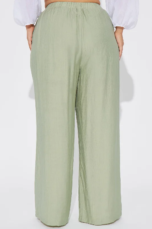 On Tropic Time Wide Leg Pant - Sage