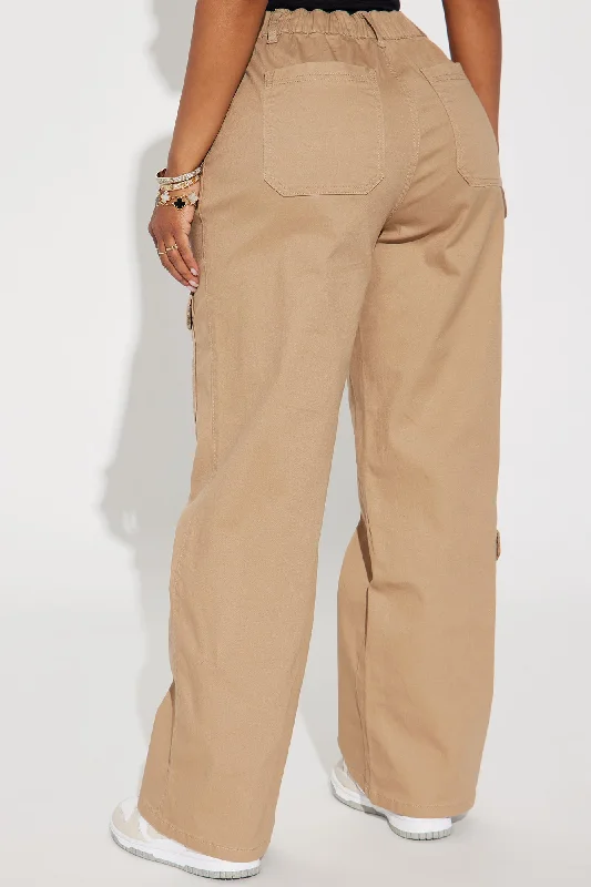 Out Of My Lane Cargo Pant - Khaki