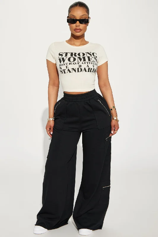 Out Of The Way Lounge Pant - Black