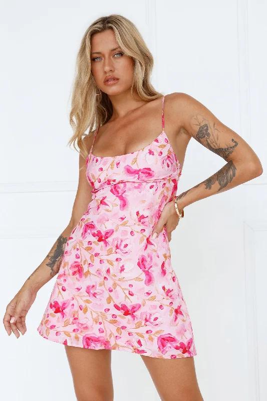 Party Perfection Mini Dress Pink