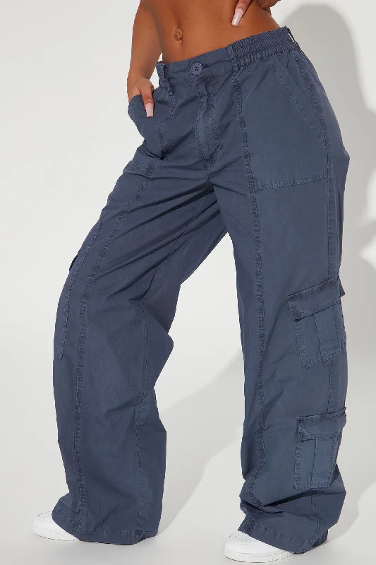 Past Curfew Cargo Pant - Slate Blue