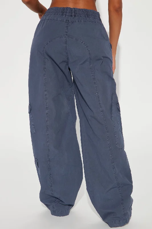 Past Curfew Cargo Pant - Slate Blue