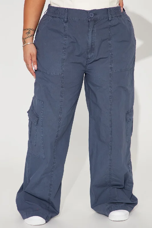 Past Curfew Cargo Pant - Slate Blue