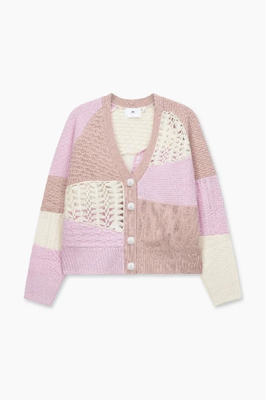 PATCHWORK CARDIGAN | DESERT ROSE MULTI